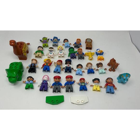 Lego Duplo Large Figure Lot 26 FIGURES, Mixed Characters Disney Marvel More - Picture 6 of 6